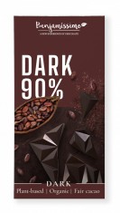 Ciocolata neagra 90%, bio, 60g, Benjamissimo