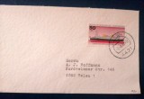 Plic circulat Germania 1977 &ndash; Jugendmarke &bdquo;Cap Arcona&rdquo;, navă de pasageri, ștampilă poștală originală -A45