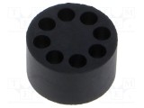 Insert presetupă 5mm M32 IP68 cauciuc NBR 8 orificii HELUKABEL