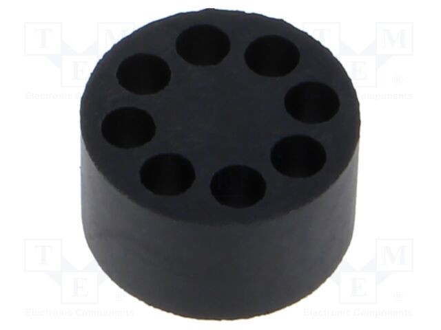 Insert presetupă 5mm M32 IP68 cauciuc NBR 8 orificii HELUKABEL