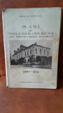 75 de ani din viata scolii nr.2 fete (Lucaci) Aug. Treboniu Laurian, Bucuresti, 1859-1934 - Mari Th. Brebenaru cu dedicatia autoarei