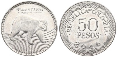 Columbia 2016 - 50 pesos UNC foto
