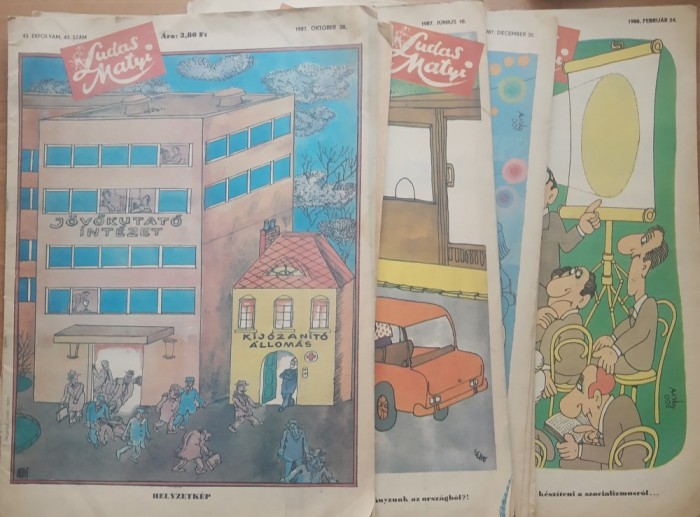 Revista in limba maghiara Caricatura Ludas aprilie 1979