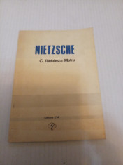 NIETZSCHE - C. Radulescu-Motru foto