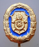 II.157 GERMANIA INSIGNA STICKPIN POMPIERI aurie