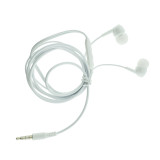 Casti in-ear cu microfon, XO-EP37 87789, conector tip Jack 3.5 mm, control pe fir, lungime cablu 115 cm, albe