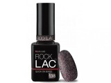 RockLac 138 - gri cu sclipici violet, 11ml, ENII NAILS