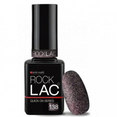 RockLac 138 - gri cu sclipici violet, 11ml