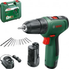 Masina de gaurit sau insurubat cu acumulator BOSCH EasyDrill 1200 , 12 V, 30 Nm, 1.5 Ah, 1500 rot min, cu 2 acumulatori 12v 1,5 Ah