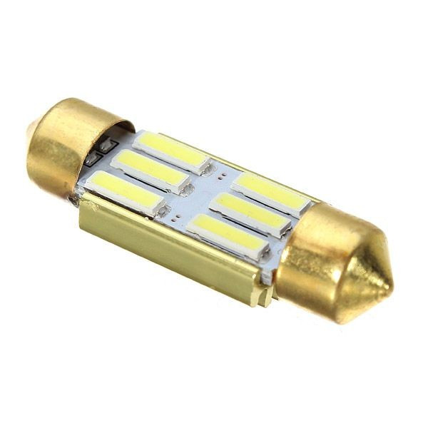 Led Sofit 6 SMD Canbus Auriu 36mm