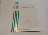 GAZETA MATEMATICA NR 12/2009 RF21/2