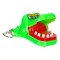 Jucărie Crocodil Breloc, Mușcă, Verde, 7x6.5x3cm