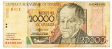 Venezuela 20 000 Bolivares 13.08.2002 P-86 Seria B65490503