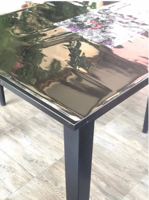 Fata de masa transparenta din silicon, 120x80 cm, grosime 1.2 mm