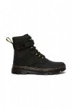 Dr. Martens bocanci de piele Combs Tech II femei, culoarea negru, cu toc plat, DM27800001