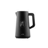 Cana fierbator ETA Elsa, 1800 W, 1.5 L, temperatura reglabila, 5 nivele de putere, oprire automata, indicator temperatura, ecran LED, Negru