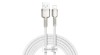 Cablu de &icirc;ncărcare Baseus Cafule Lightning, 2,4A, 2m (alb)