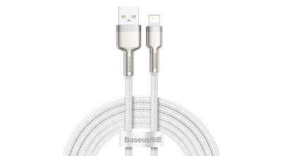 Cablu de &amp;icirc;ncărcare Baseus Cafule Lightning, 2,4A, 2m (alb) foto