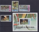 Haute Volta 1980 Moscow olympic winners set+perf. sheet Mi.808-11+B56 MNH DA.121, Nestampilat