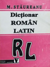 M. Staureanu - Dictionar roman - latin (Editia: 1996) foto