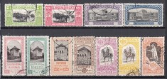 ROMANIA 1906 LP 63 EXPOZITIA GENERALA BUCURESTI SERIE STAMPILATA