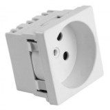 Priza Schuko 45X45Mm Pentru Canal Cablu 100X50 Meks