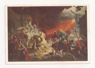FA44-Carte Postala- RUSIA - Last day of Pompeii, State Russian Museum, 1961 foto