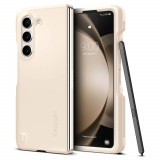 Husa Spigen Thin Fit Pen pentru Samsung Galaxy Z Fold 5 Crem