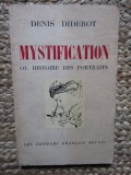 Denis Diderot - Mystification ou histoire des portraits (1954)