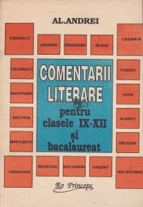 Comentarii literare pentru clasele IX-XII,examenul de bacalaureat Al. Andrei foto