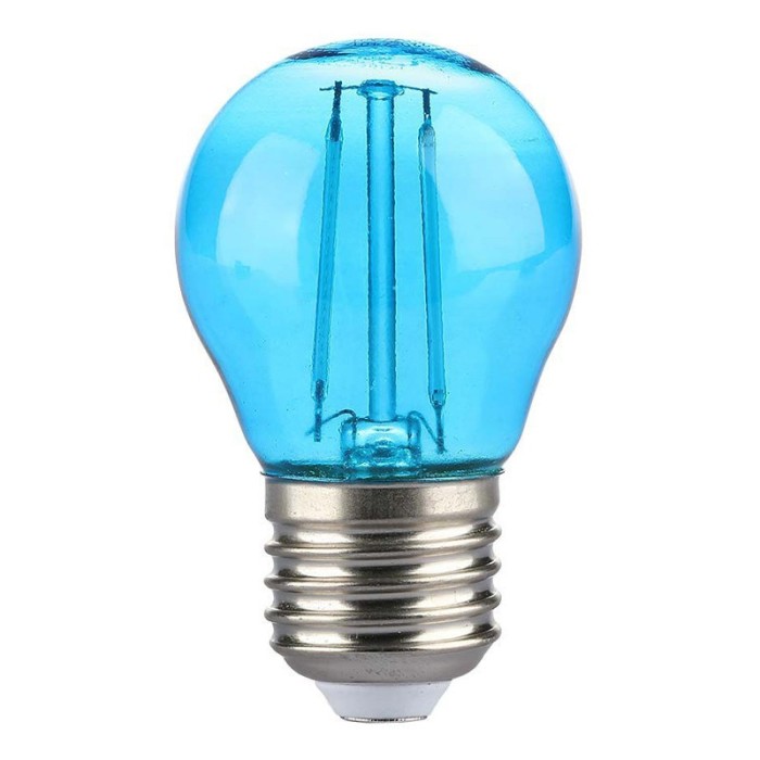 Bec E27 230V 2W LED albastru V-tac