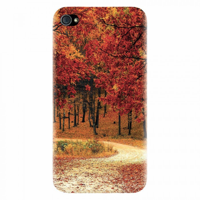 Husa silicon pentru Apple Iphone 4 / 4S, Autumn