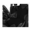 Set 2 Huse Auto Tip Maieu Bumbac Negru - Protectie Scaune, Usor de Intretinut, Rezistent la Uzura