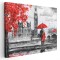 Tablou pictura cuplu indragostiti Big Ben Londra Tablou canvas pe panza CU RAMA 30x40 cm