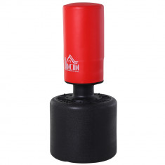 Sac de box cu baza cu apa sau nisip, inaltime reglabila Ф56 x 145-172cm rosu, negru HOMCOM | Aosom RO