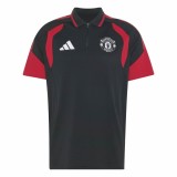 Manchester United tricou polo Tiro black - M