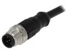 Conector M12 Tata 5 Pini Cod B IP67 Degson - Mufa Rotire Aurita, Standard Profibus