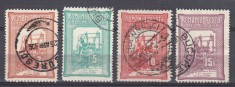 ROMANIA 1906 LP 58 TESATOAREA EMISIUNE DE BINEFACERE SERIE STAMPILATA