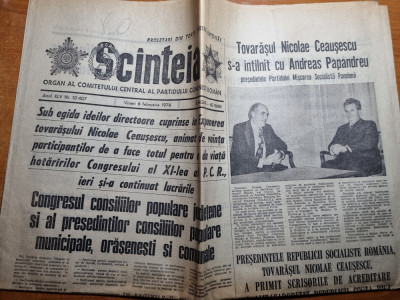 scanteia 6 februarie 1976-jocurile olimpice de iarana foto