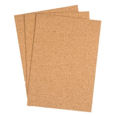 File Plută, Set 3 Bucăți, Dimensiune A4, Grosime 0.2 cm, Culoare Naturala foto