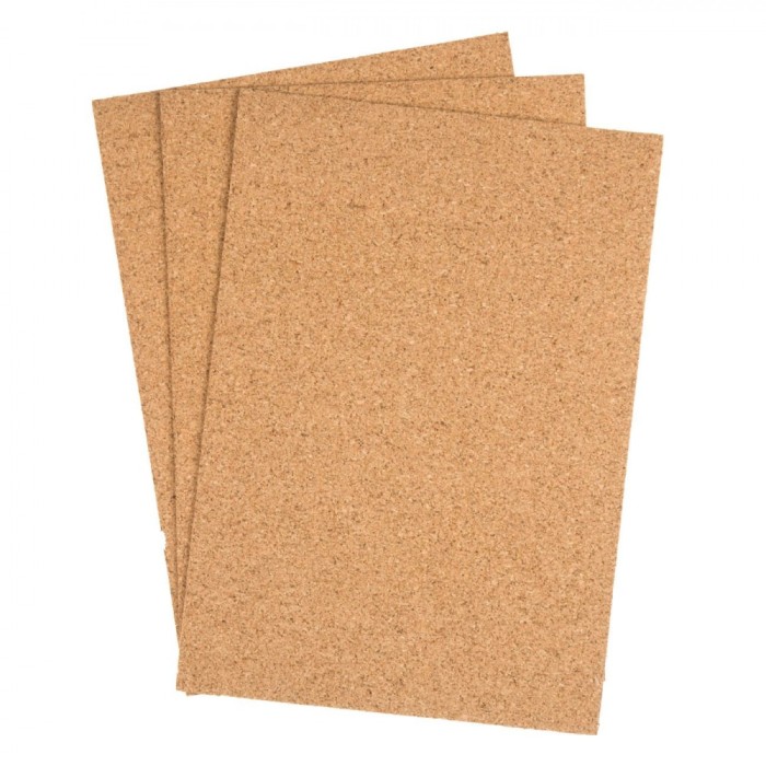 File Plută, Set 3 Bucăți, Dimensiune A4, Grosime 0.2 cm, Culoare Naturala