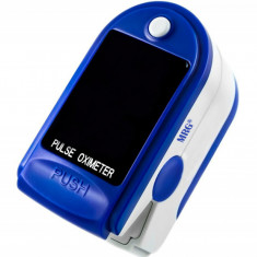 Pulsoximetru MRG M-JZK-302, Display digital, Pentru deget, Alb / Albastru C470