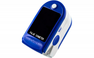 Pulsoximetru MRG M-JZK-302, Display digital, Pentru deget, Alb / Albastru C470 foto
