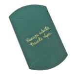 Plic cadou verde cu mesaj