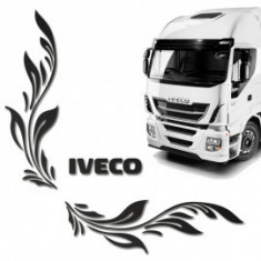 Set 2 x Sticker geamuri laterale Iveco, TIR078 foto