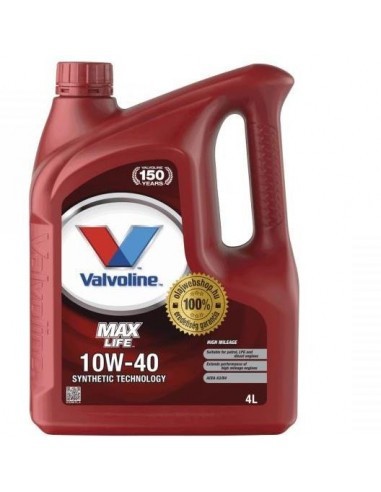 Ulei pentru motor Valvoline MaxLife 10W-40 4L