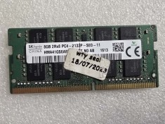 Memorie Ram laptop SK Hynix 8GB 2133 MHz DDR4 PC4-2133P