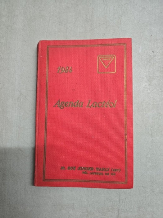 Agenda Lact&eacute;ol 1934 -