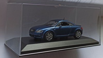 Macheta Audi TT Coupe 8N 1998 albastru - Minichamps 1/43 foto