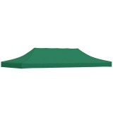 Acoperis Cort Gradina vidaXL 6 x 3 m Verde, Impermeabil, Pavilon, Copertina Rezerva